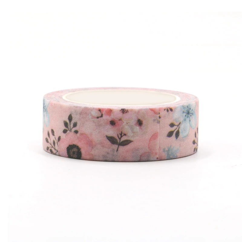 Spring Pink Floral Washi Tape