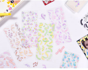 Sparkling Confetti Stickers