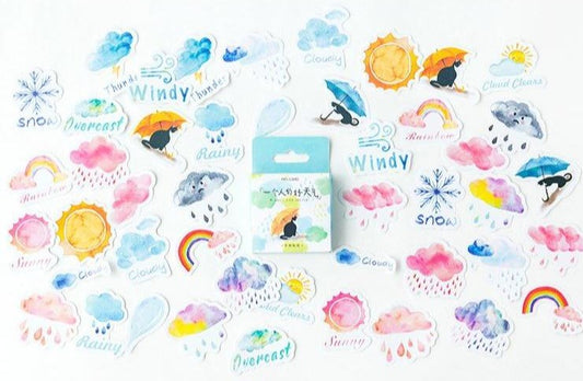 Weather Icons Planner Stickers
