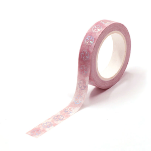 Lucky Clover Silver Foiled Washi Tape