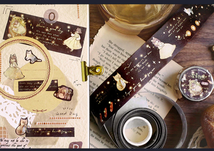Starry Story Series Gilded Washi Tape