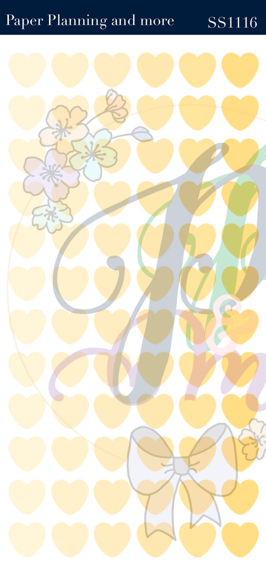Heart 3 Sticker Sheet