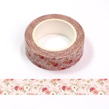 Load image into Gallery viewer, Cute Spring Pink Flowers Washi Tape
