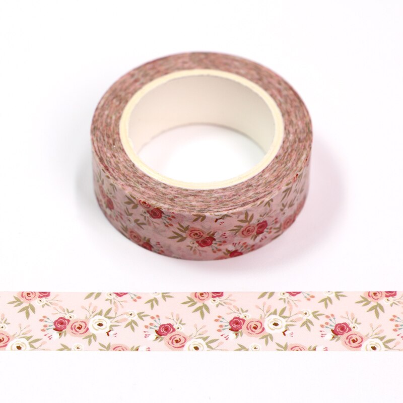 Cute Spring Pink Flowers Washi Tape