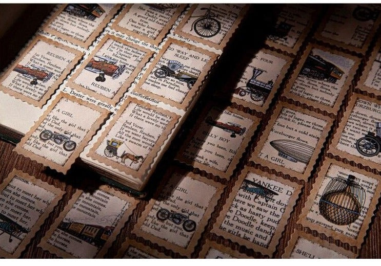 Vintage Stamp Stickers
