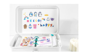 Hello Koala Glitter PET Sticker