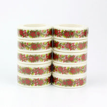 Load image into Gallery viewer, Christmas Poinsettia Washi Tape

