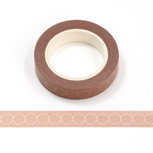 Load image into Gallery viewer, Dotted Circles Beige Washi Sample

