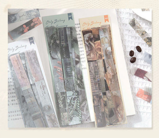 Travel Scenery Journal Scrapbooking Stickers