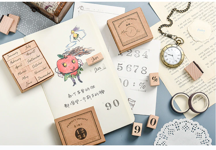 Retro Wooden Stamp