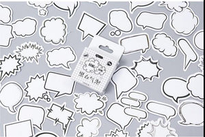 Speech Bubble Planner Stickers