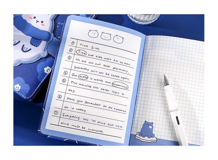 Kawaii Vegan Padded Notebook