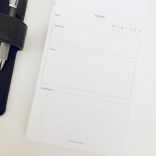 A5 SCHEDULE NOTEPAD