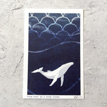 Load image into Gallery viewer, BK Postcard // Your Soul is a Deep Ocean
