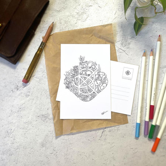 BK Postcard // Among the Flowers