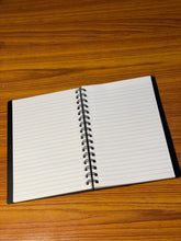 Load image into Gallery viewer, A5 Ruled Spiral Notebook
