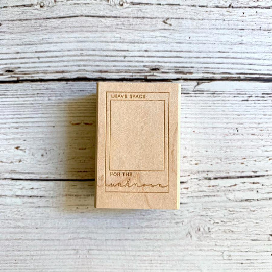 Stamp // "Leave Space for the Unknown"