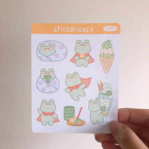 Matcha the Frog Stickers