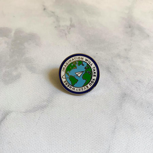 "Imagination Will Take You Everywhere" Pin