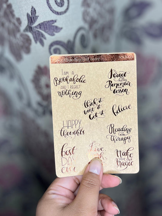 Quotes Sticker Sheet