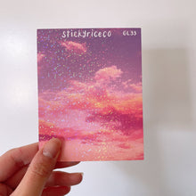 Load image into Gallery viewer, Aesthetic Designs Bubble Alphabet Holographic Glitter Vinyl Stickers
