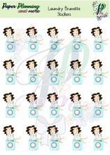 Load image into Gallery viewer, Laundry Brunette Sticker Sheet
