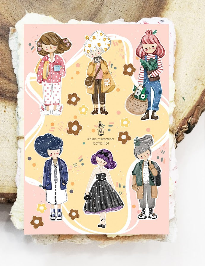 Black Milk Project-OOTD 1 Sticker Sheet – Paper planning and more