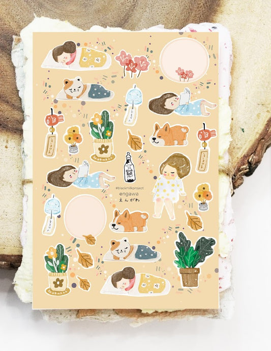 Black Milk Project-Engawa Sticker Sheet