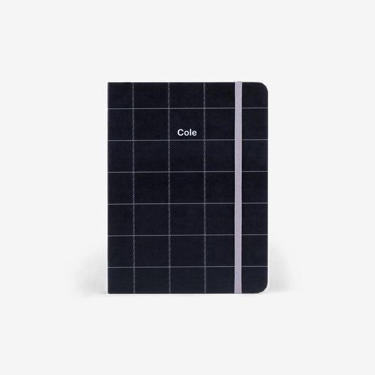 Black Plaid Threadbound Cover