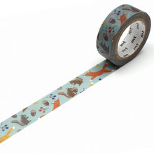 Load image into Gallery viewer, MT EX Washi Tape Embroidery Fox And Squirrel Sample
