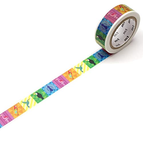 MT EX Washi Tape Colorful bird