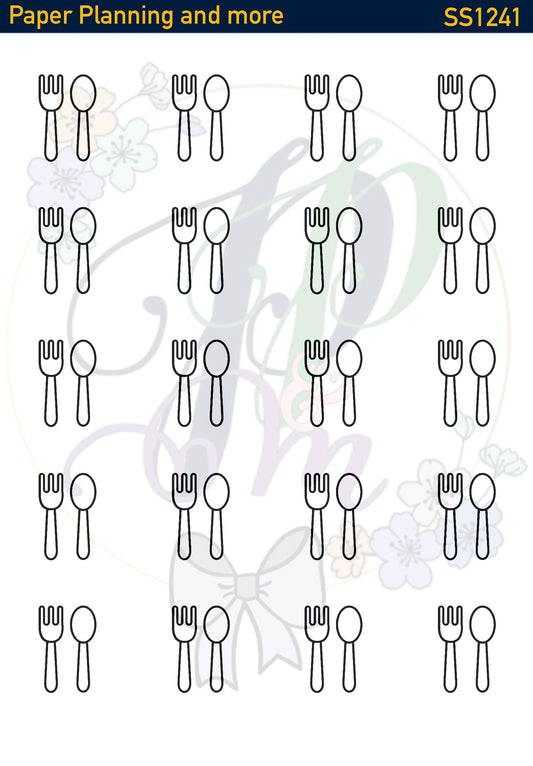 Meal Plan Sticker Sheet
