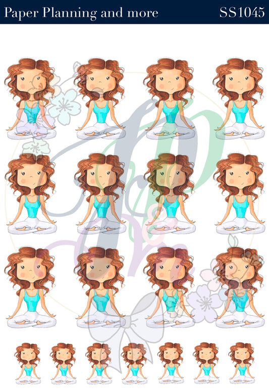 Meditation Time Sticker Sheet