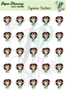 Migraine Sticker Sheet