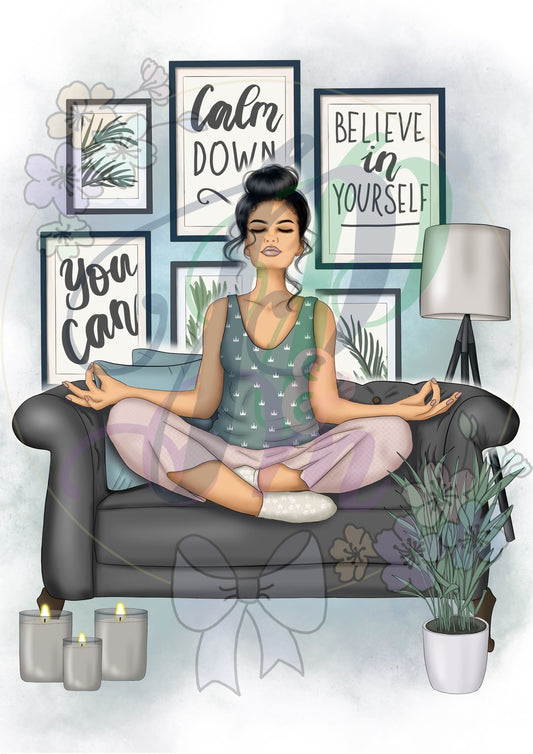 Mindfulness Sticker Poster