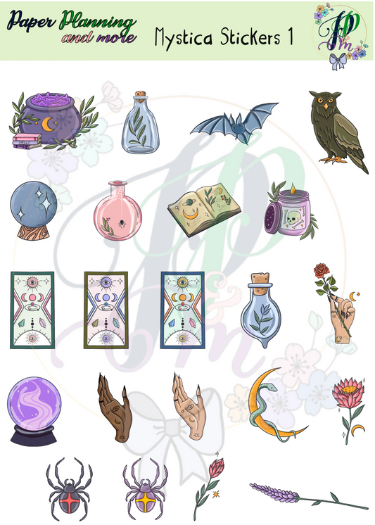 Mystica 1 Sticker Sheet