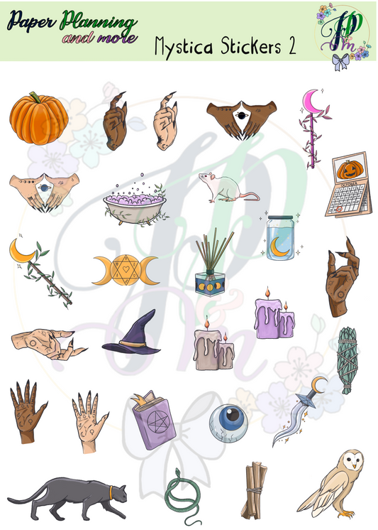 Mystica 2 Sticker Sheet