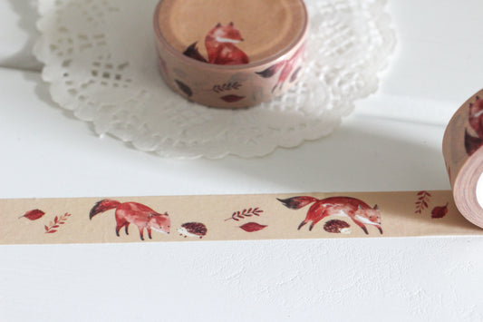 Fox & Hedgehog Washi Tape