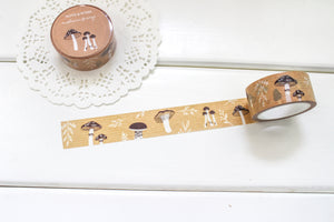 Mushroom Forage Washi Tape