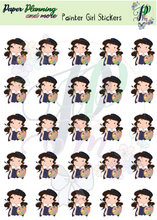 Load image into Gallery viewer, Painter Girl Sticker Sheet
