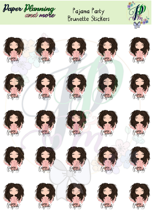 Pajama Party Sticker Sheet