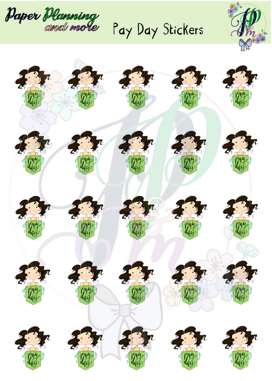 Pay Day Sticker Sheet
