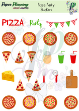 Load image into Gallery viewer, Pizza Party Sticker Sheet
