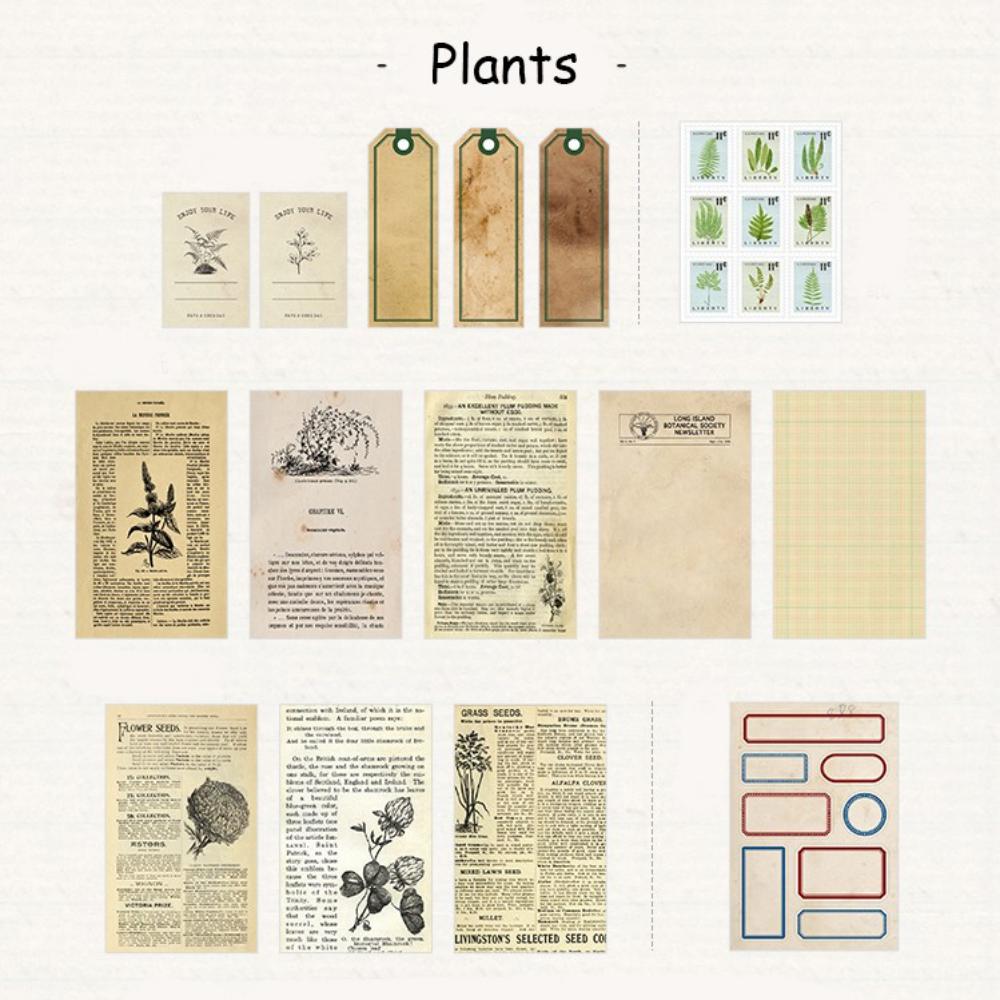 Vintage Planner Material Set