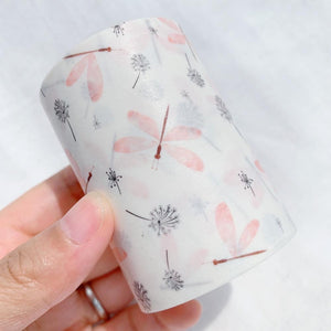 Dragonflies and Dandelion Wide Washi tape