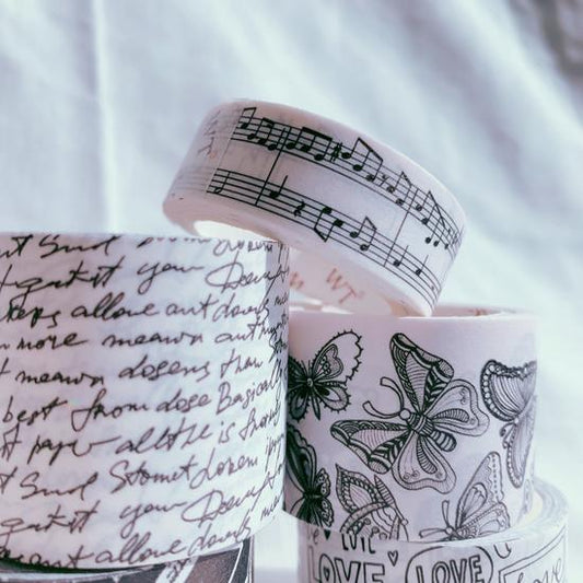 Black & White Film Washi Tape Set
