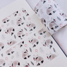 Load image into Gallery viewer, Raccoon Wide Washi Tape
