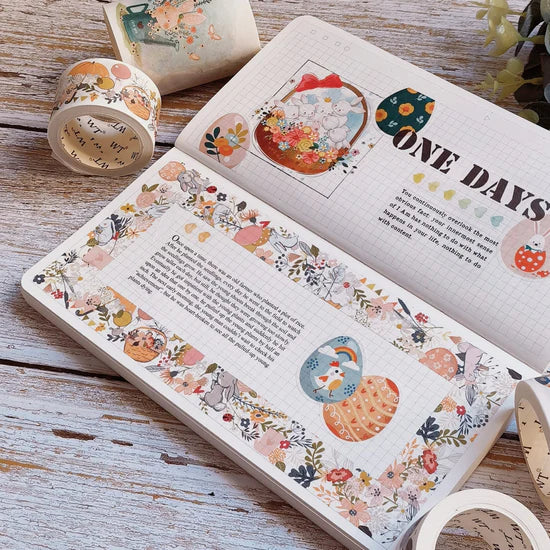 Spring Festivity Washi Tape Sticker Set