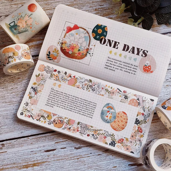 Spring Festivity Washi Tape Sticker Set