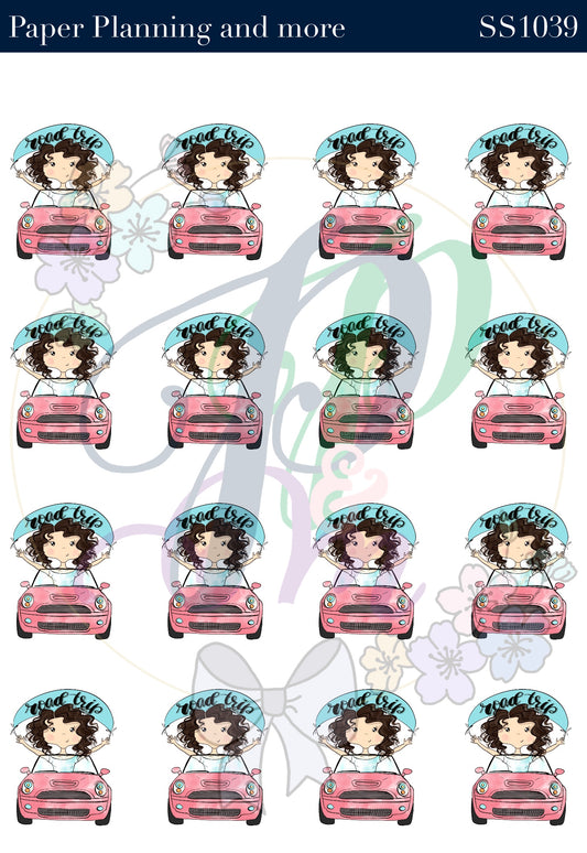 Road Trip Sticker Sheet